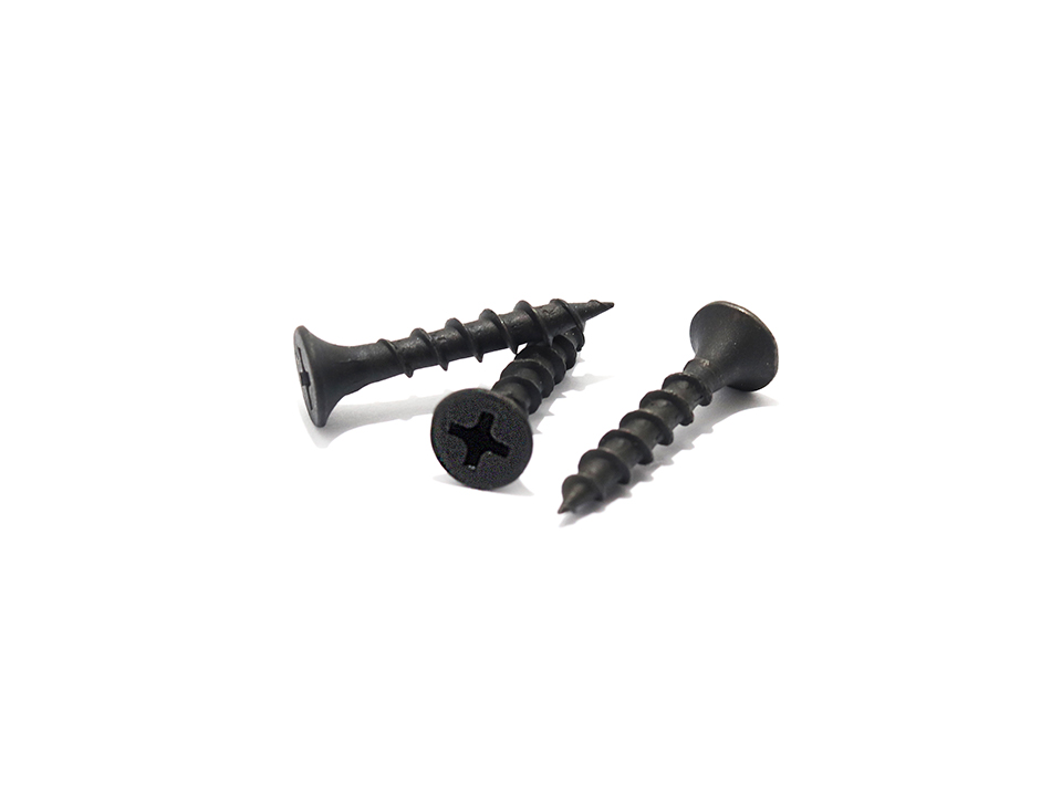 Tornillos Negros para Madera HD 6 x 1''